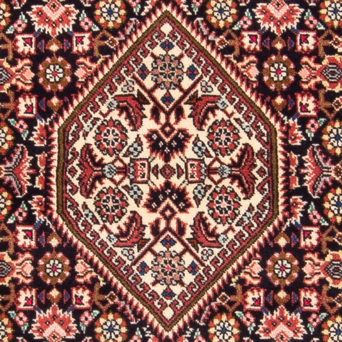 Persisk tæppe - Bijar - Royal - 144 x 84 cm - rød