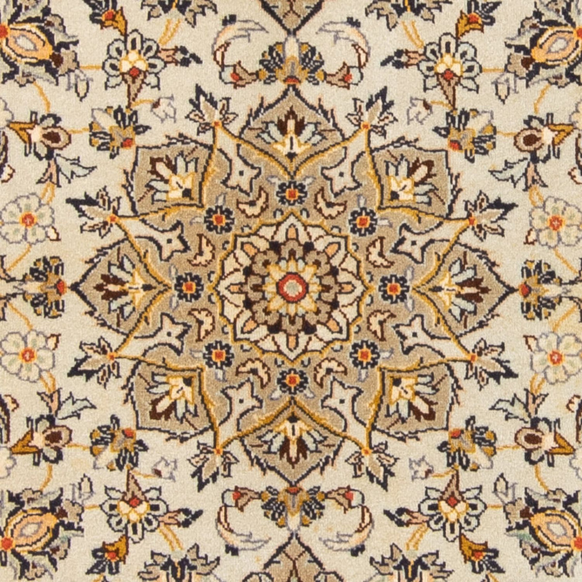 Persisk tæppe - Keshan - 170 x 118 cm - beige