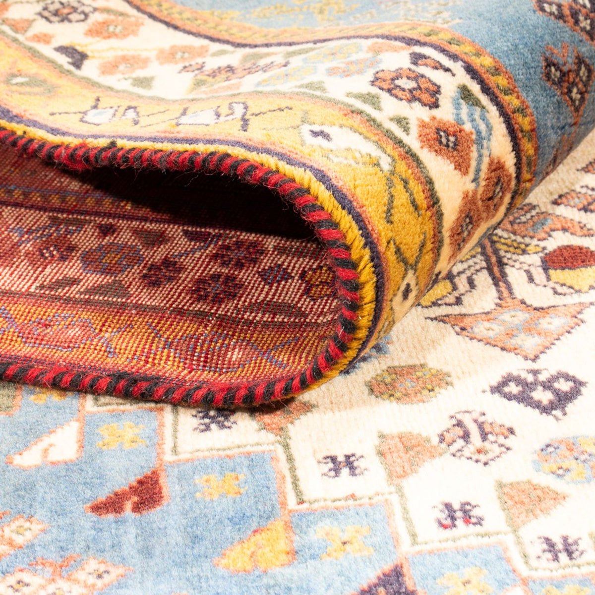 Persisk tæppe - Nomadisk - 158 x 120 cm - blå