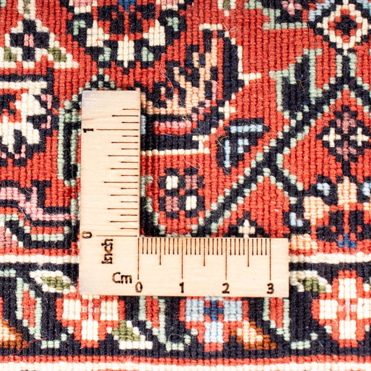 Løber Persisk tæppe - Bijar - Royal - 205 x 102 cm - rød