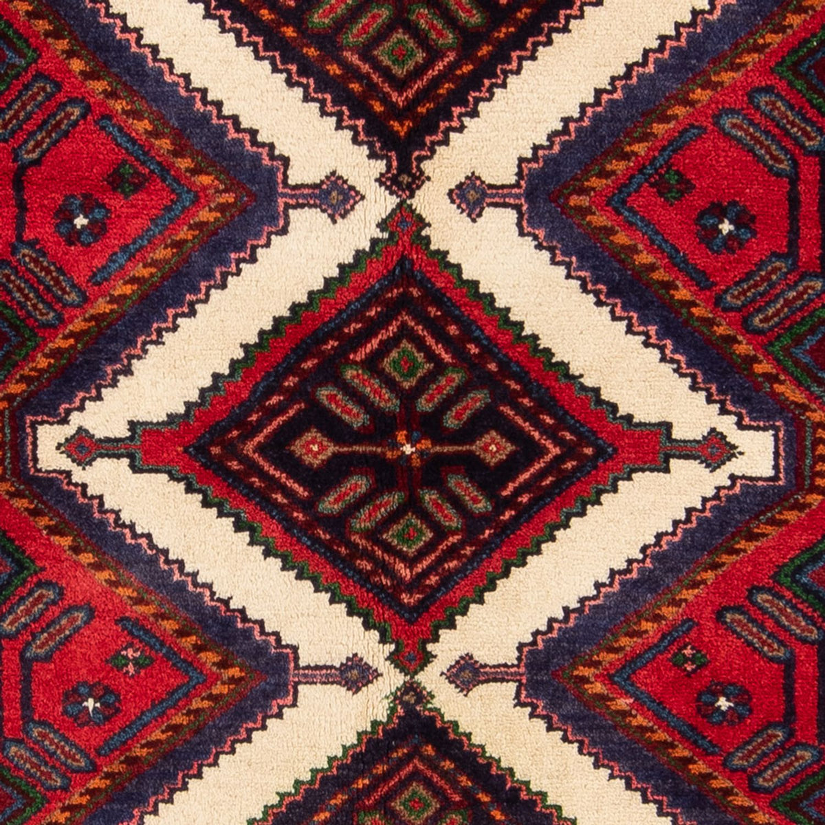 Løber Persisk tæppe - Nomadisk - 201 x 98 cm - rød