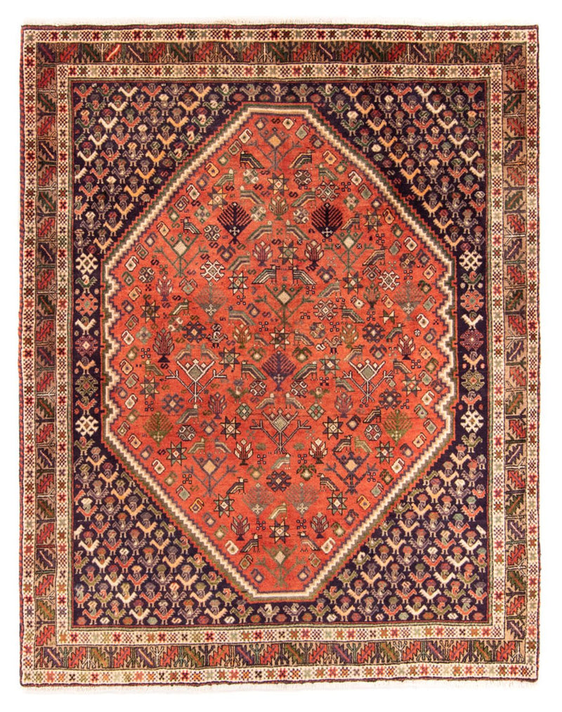Persisk tæppe - Nomadisk - 205 x 158 cm - orange