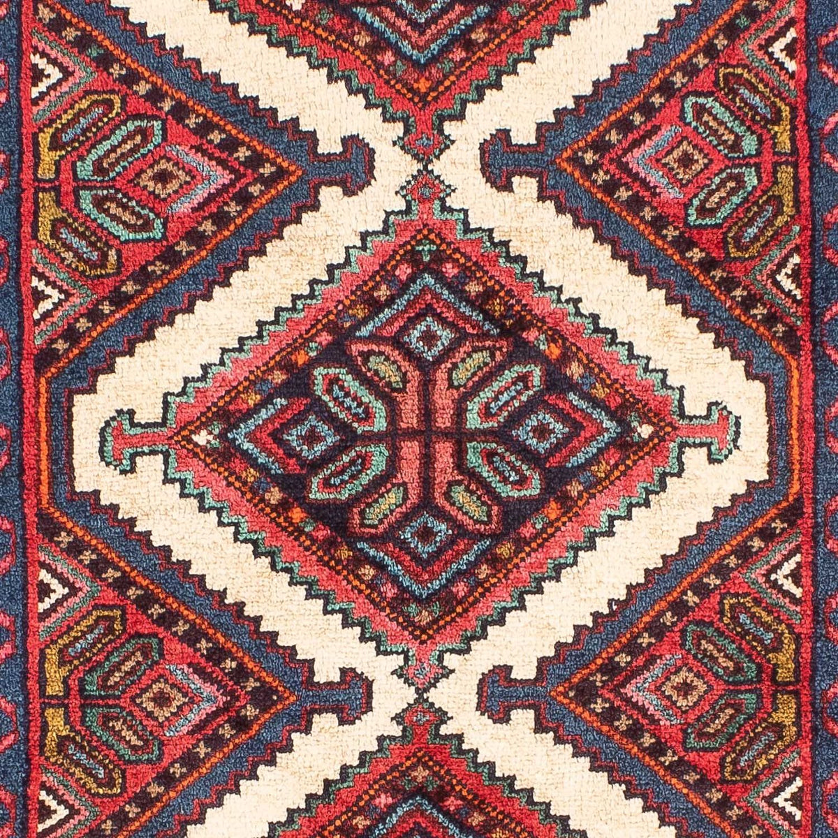 Persisk tæppe - Nomadisk - 116 x 76 cm - flerfarvet