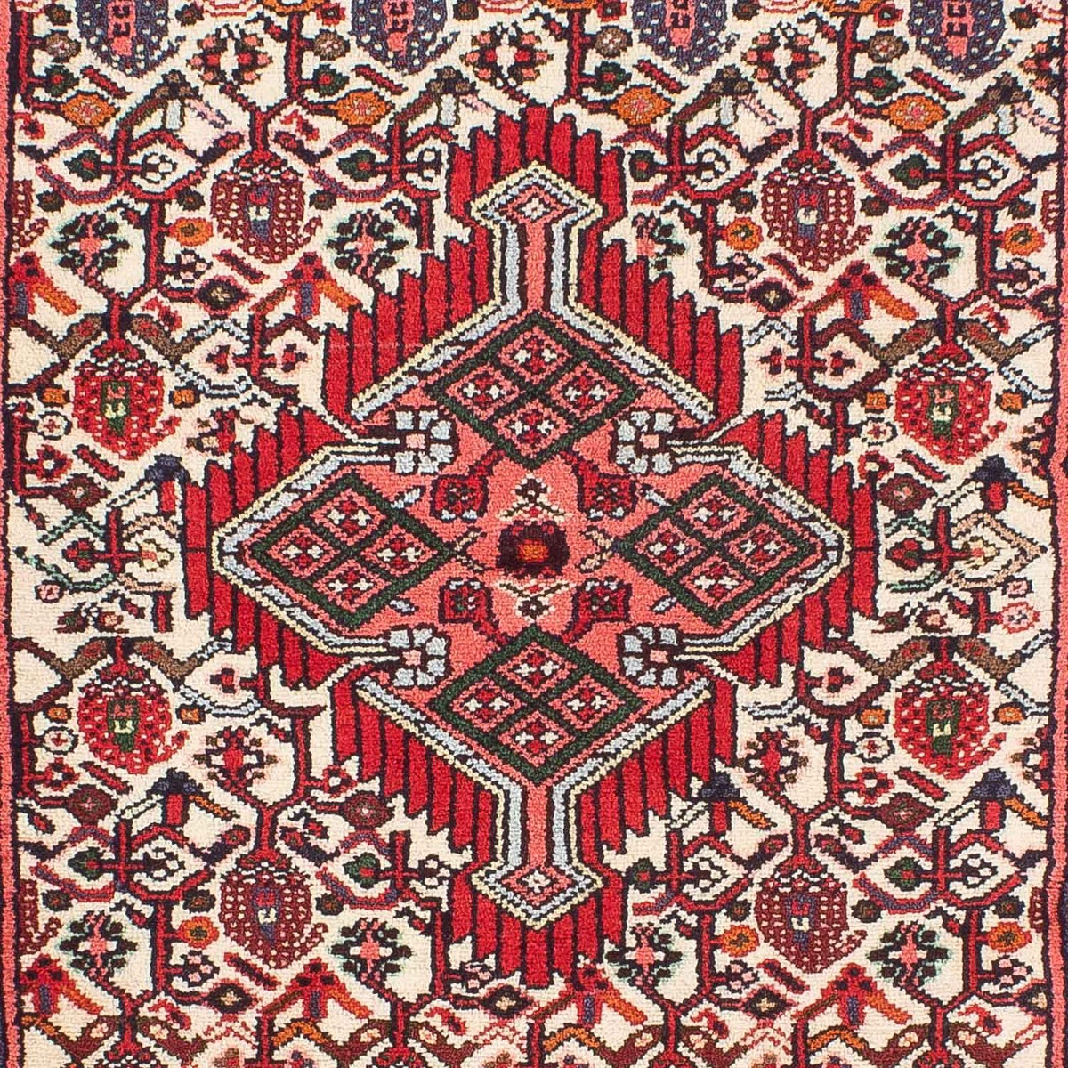 Persisk tæppe - Nomadisk - 131 x 77 cm - beige