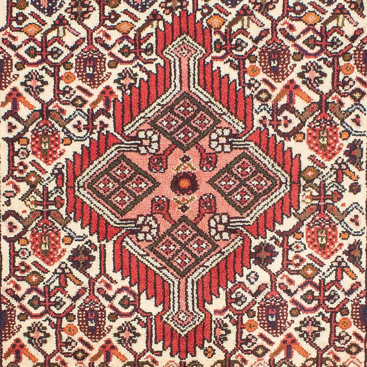 Persisk tæppe - Nomadisk - 131 x 72 cm - beige