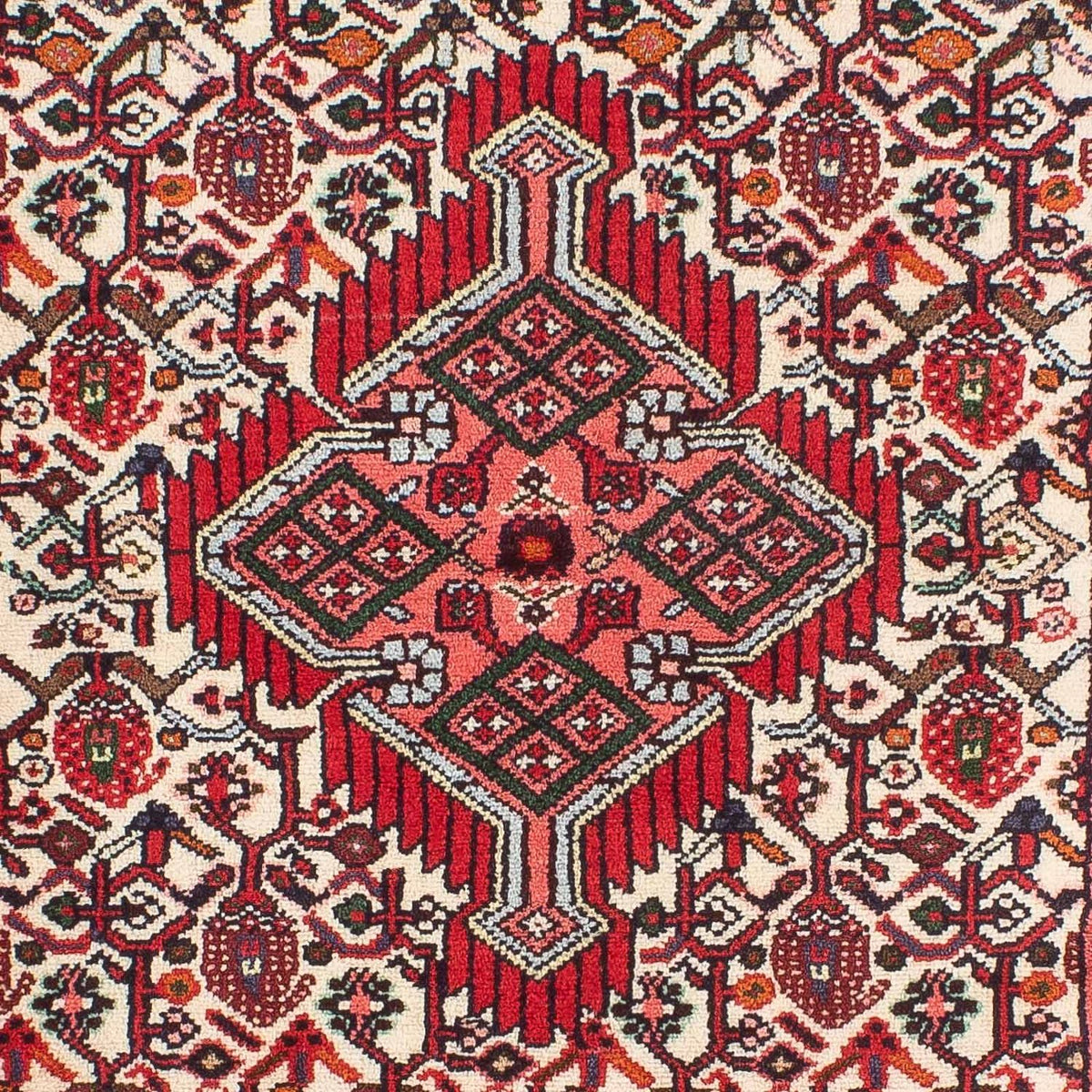 Persisk tæppe - Nomadisk - 120 x 79 cm - beige