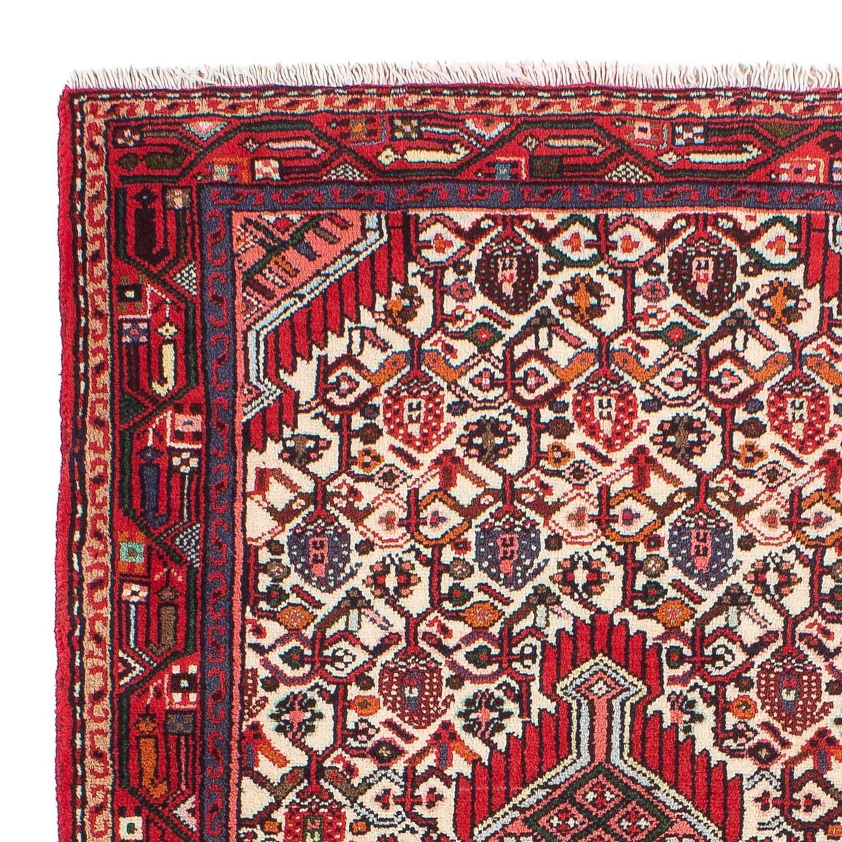 Persisk tæppe - Nomadisk - 120 x 79 cm - beige
