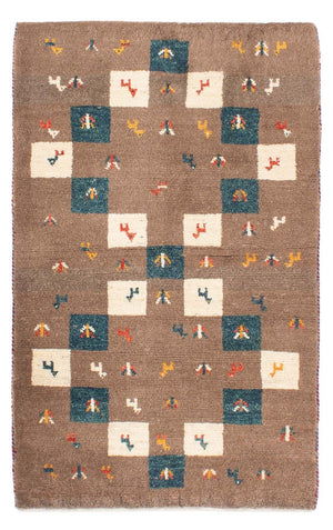 Gabbeh-tæppe - Persisk - 139 x 82 cm - brun