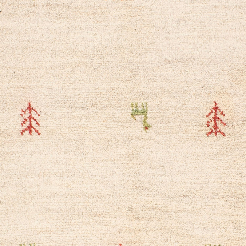 Gabbeh-tæppe - Persisk - 125 x 77 cm - natur