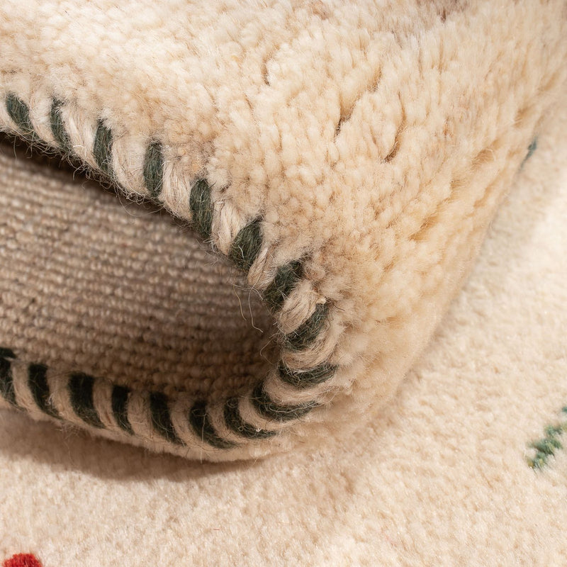 Gabbeh-tæppe - Persisk - 124 x 83 cm - flerfarvet