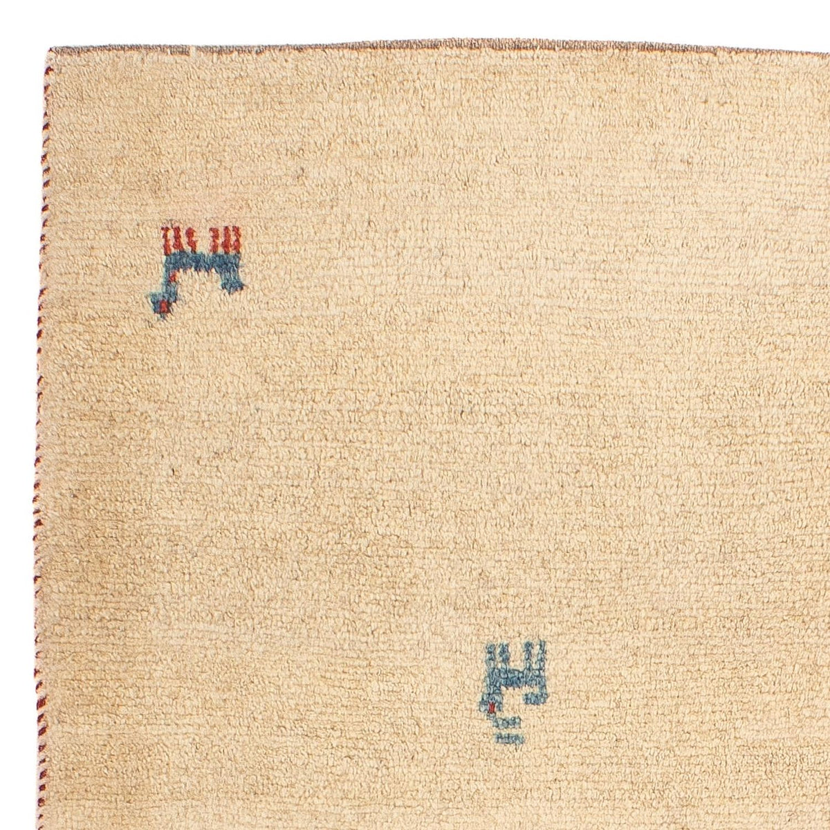 Gabbeh-tæppe - Persisk - 89 x 67 cm - beige