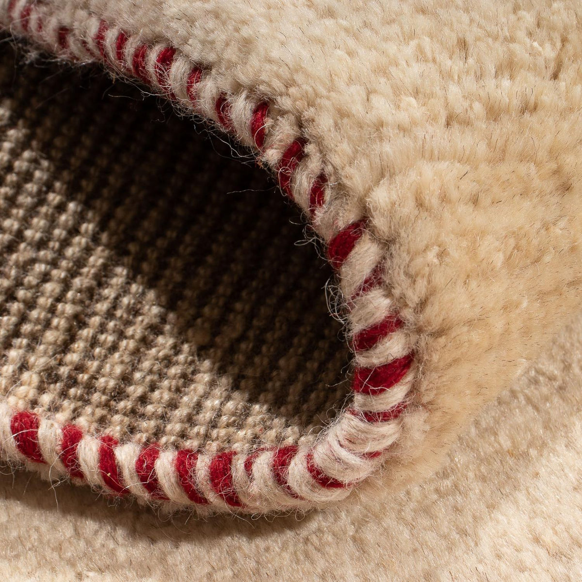 Gabbeh-tæppe - Persisk - 89 x 67 cm - beige