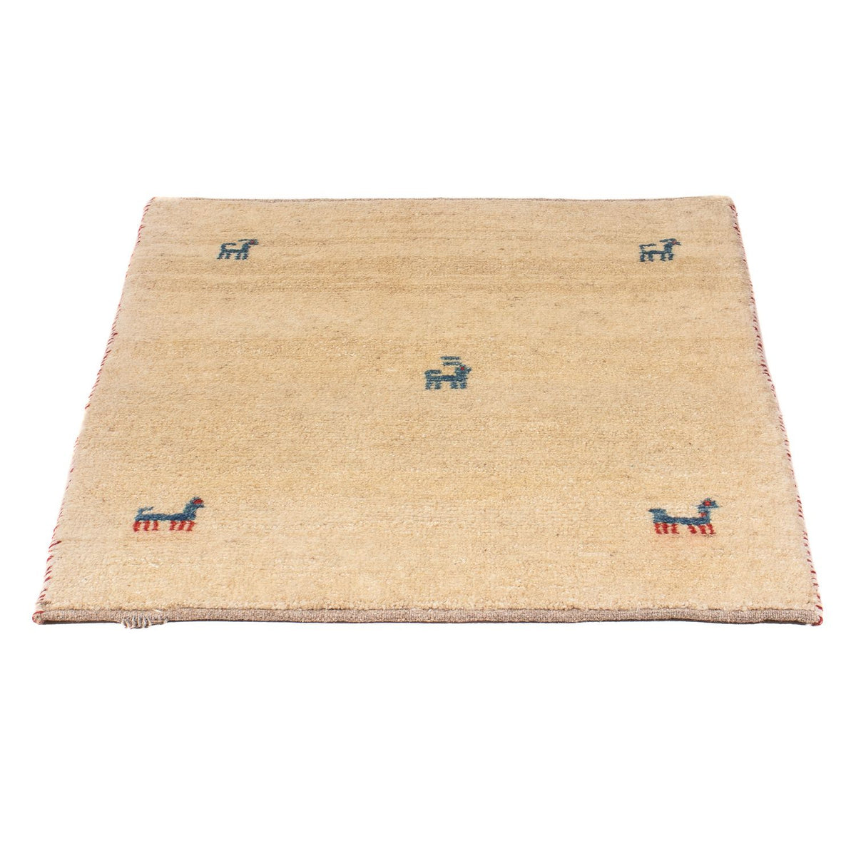 Gabbeh-tæppe - Persisk - 89 x 67 cm - beige