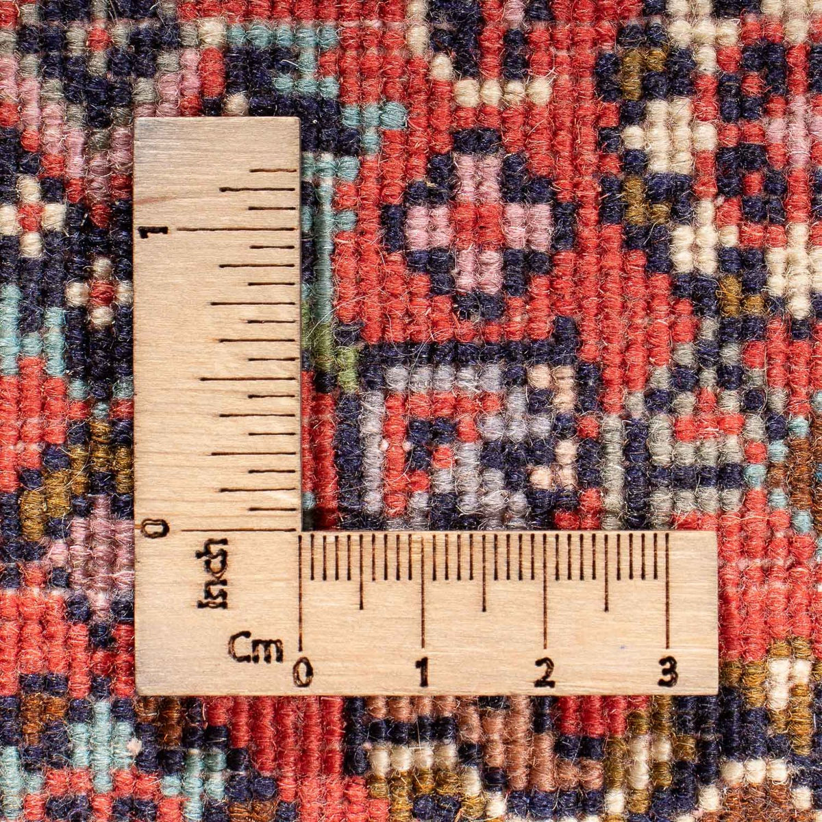 Persisk tæppe - Bijar - Royal - 94 x 74 cm - rød