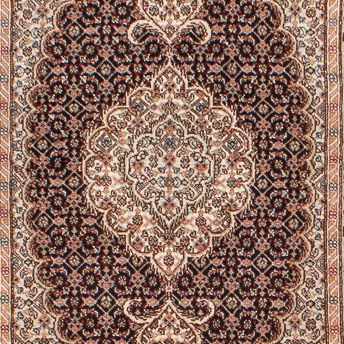 Persisk tæppe - Tabriz - Royal - 95 x 60 cm - mørkeblå