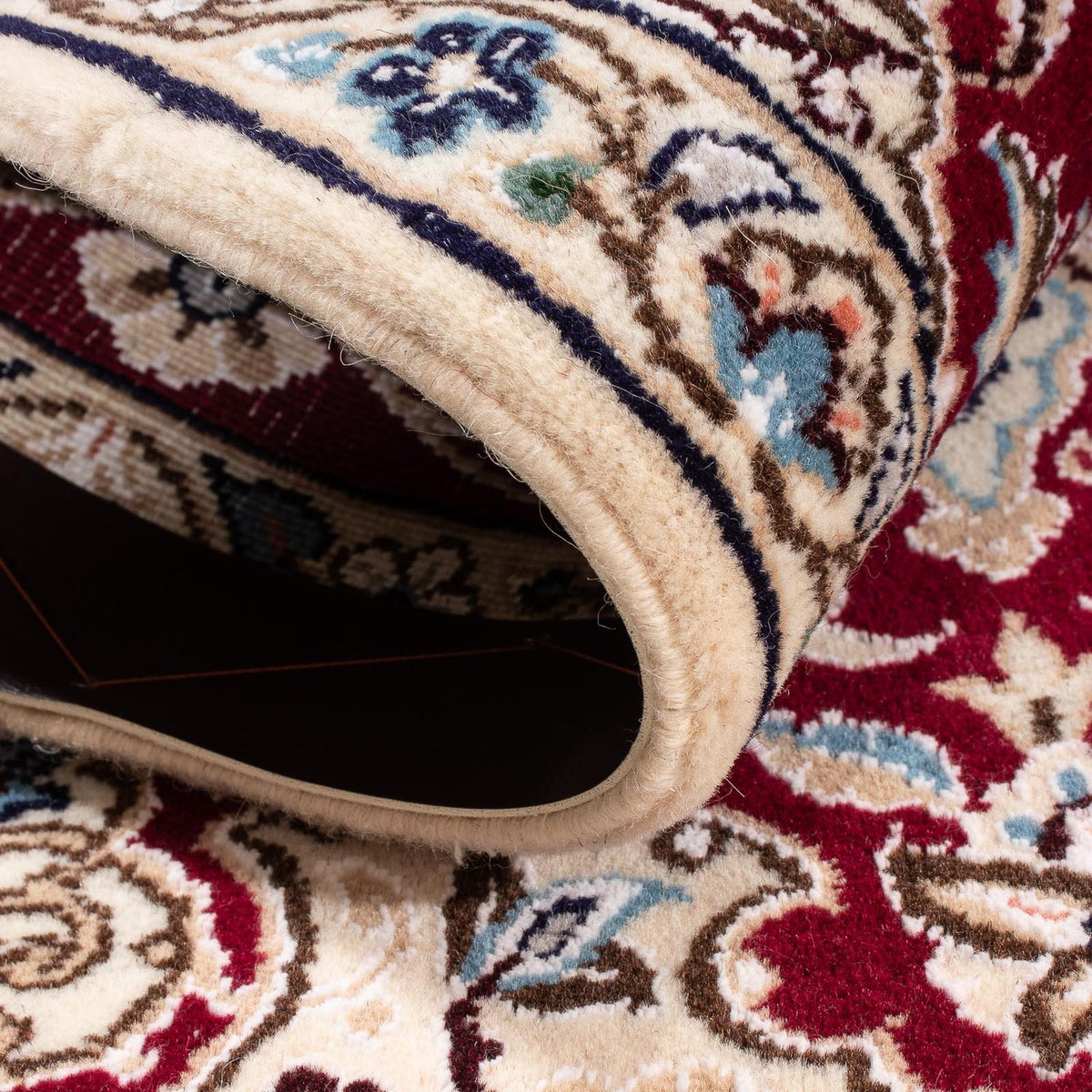 Persisk tæppe - Nain - Royal - 93 x 65 cm - rød