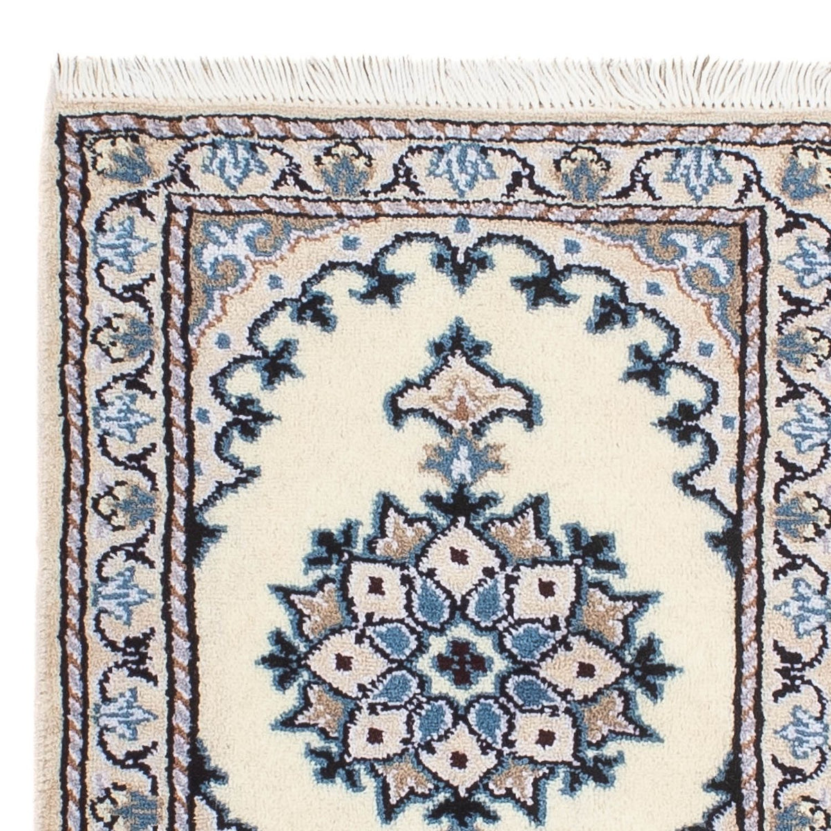 Persisk tæppe - Nain - 60 x 40 cm - beige