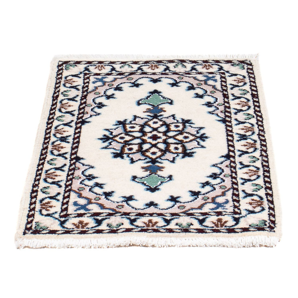 Persisk tæppe - Nain - 60 x 40 cm - beige