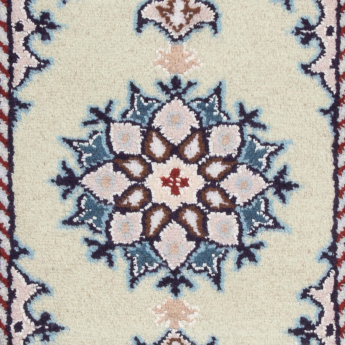 Persisk tæppe - Nain - 60 x 40 cm - creme