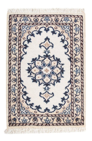 Persisk tæppe - Nain - 60 x 40 cm - creme