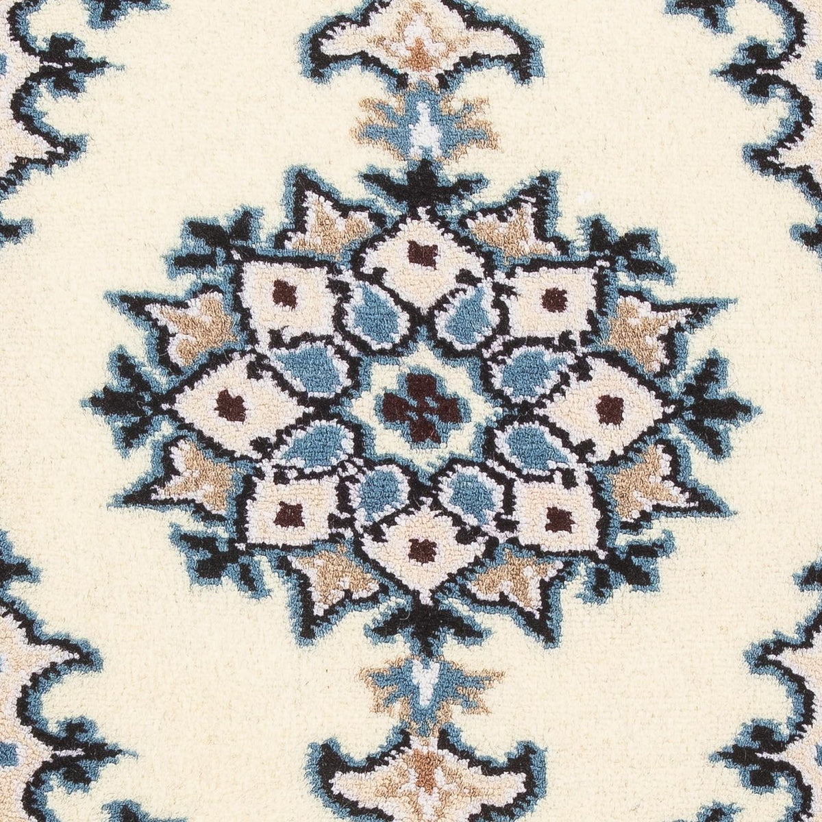 Persisk tæppe - Nain - 60 x 40 cm - creme