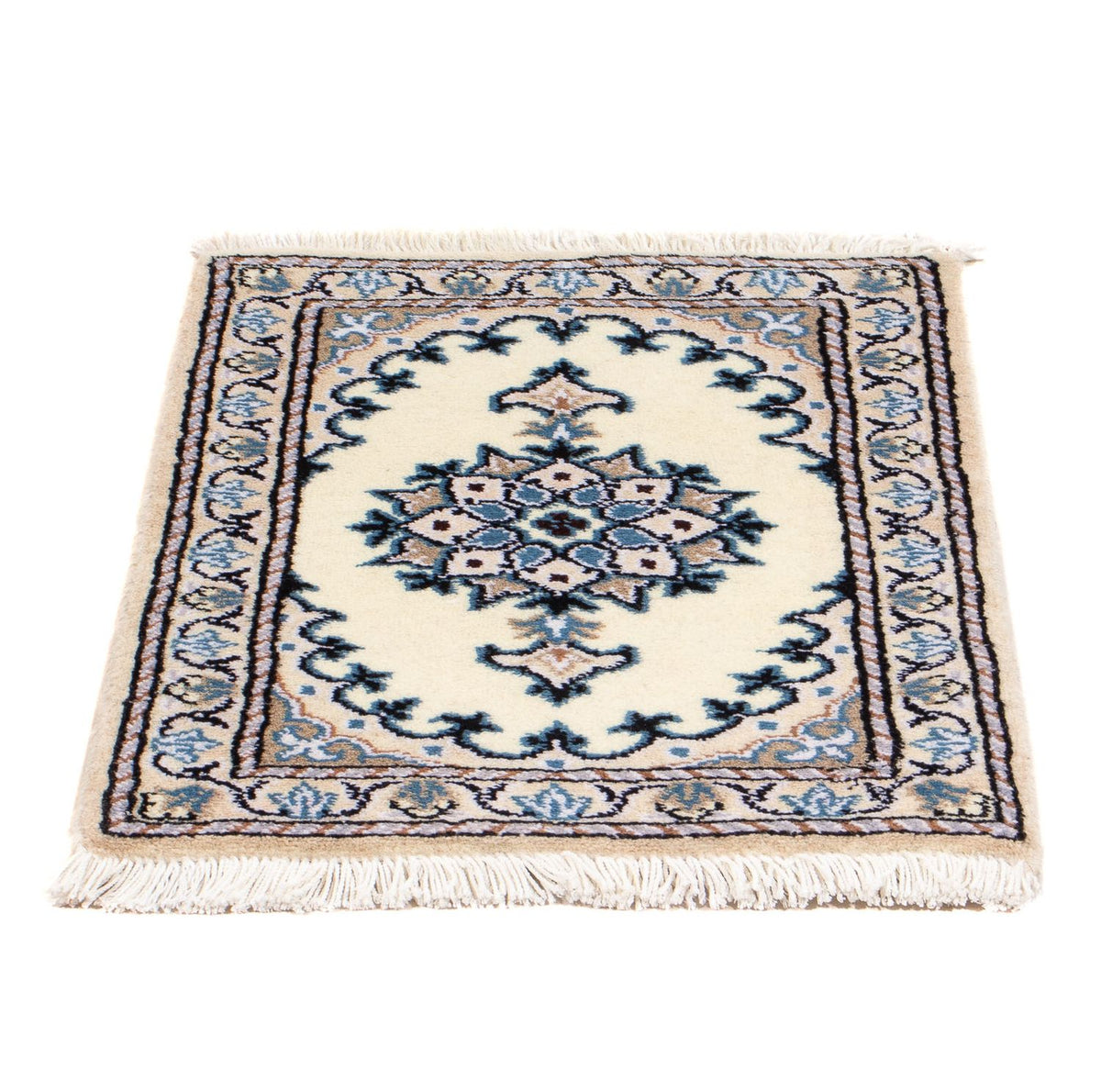 Persisk tæppe - Nain - 60 x 40 cm - beige