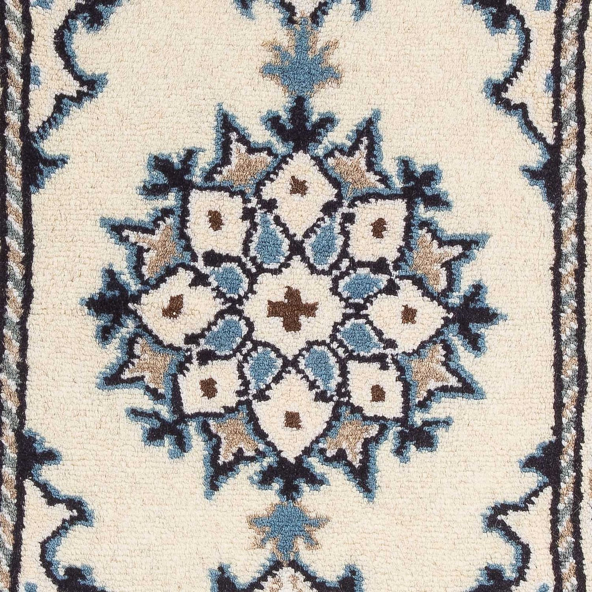 Persisk tæppe - Nain - 60 x 40 cm - beige