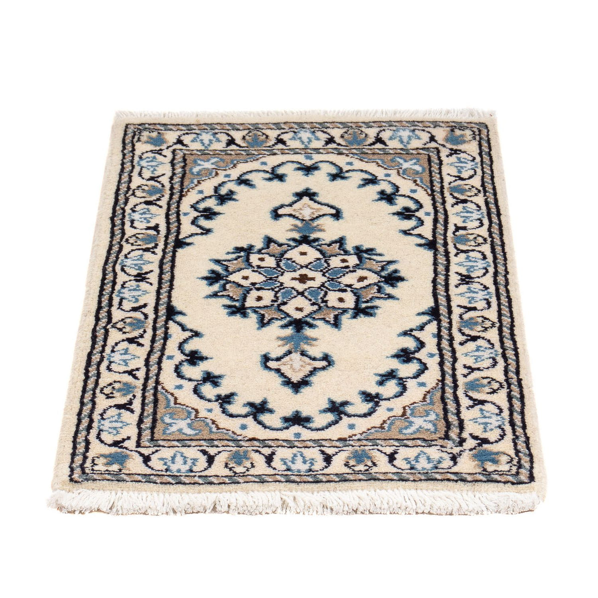 Persisk tæppe - Nain - 60 x 40 cm - beige