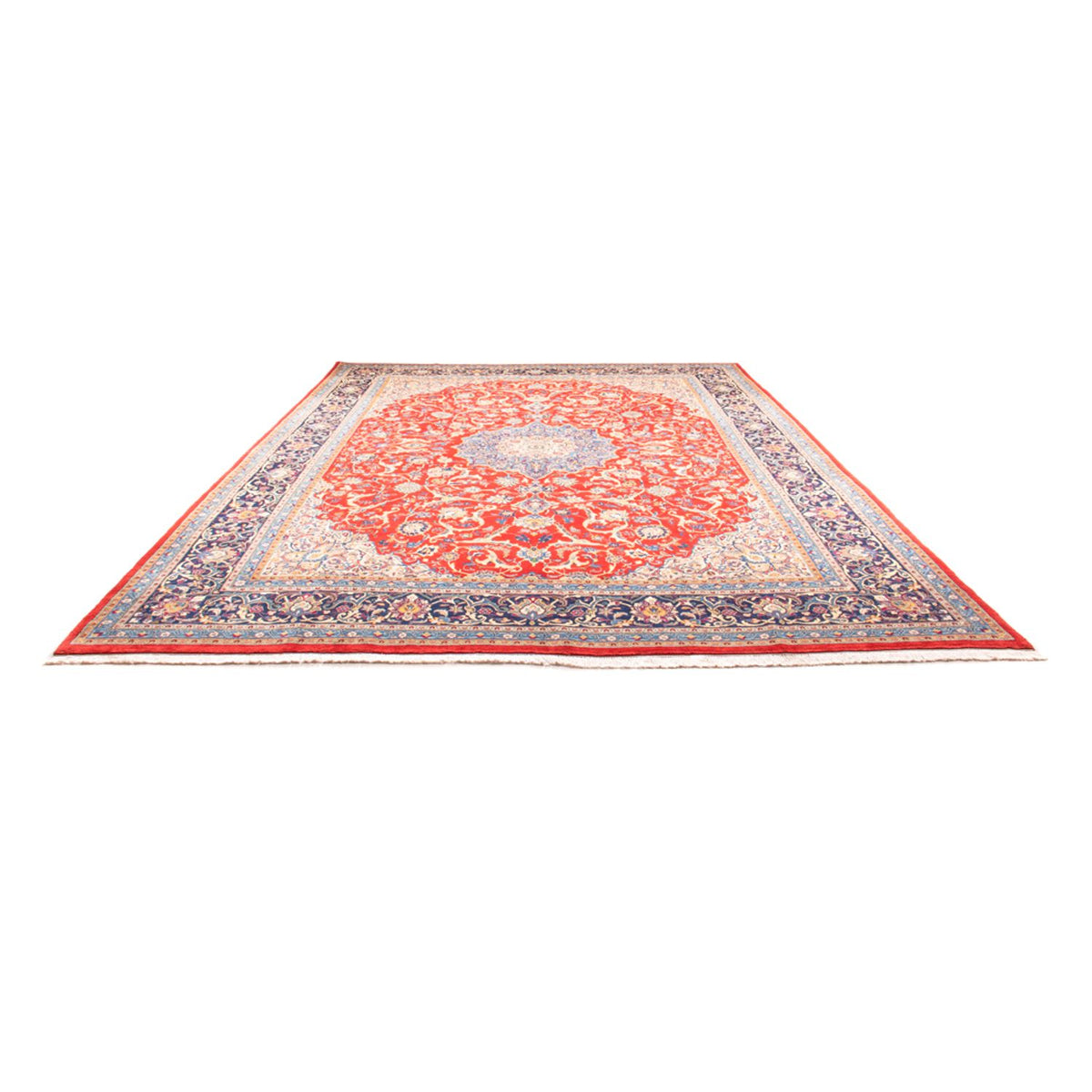 Persisk tæppe - Isfahan - Premium - 461 x 338 cm - rød