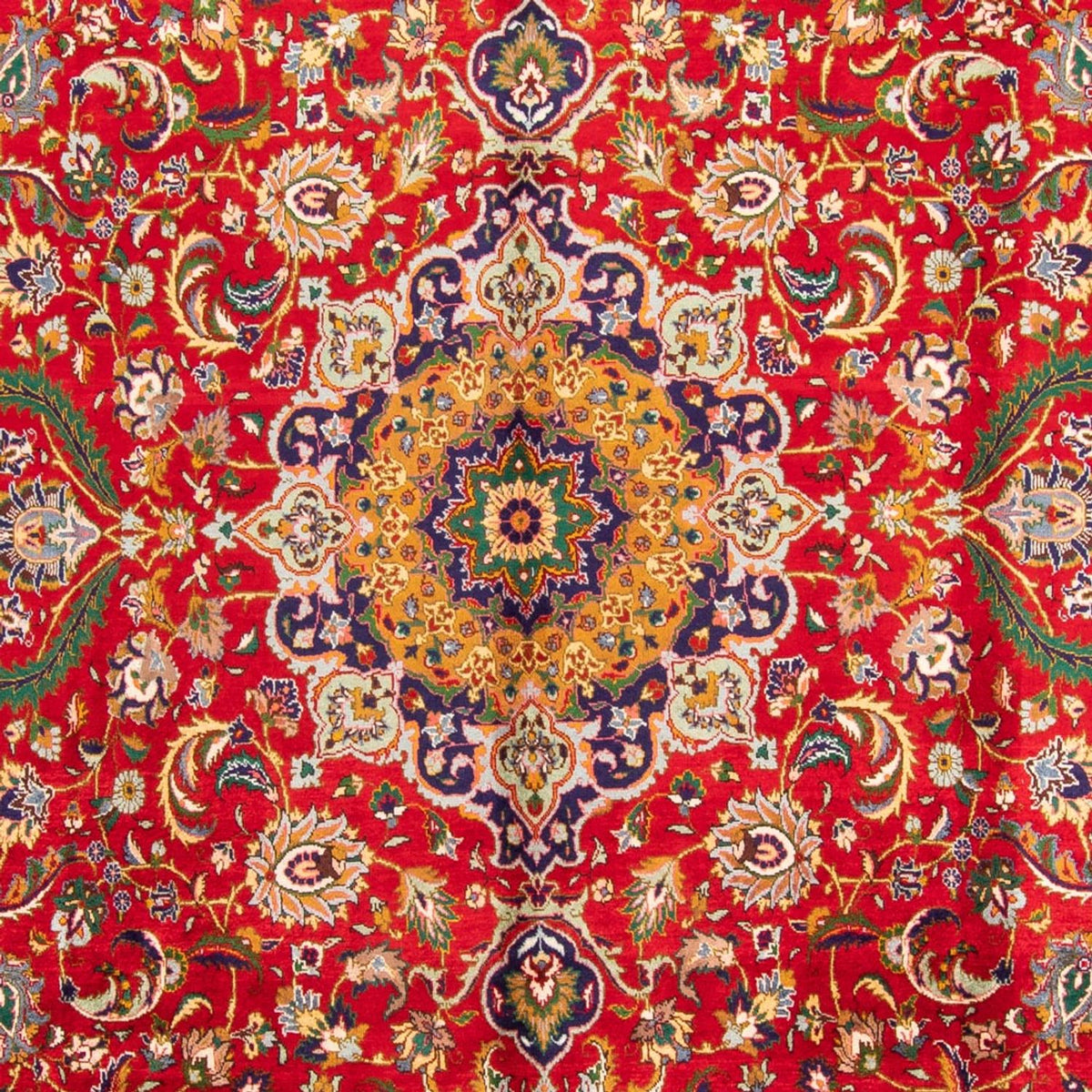 Persisk tæppe - Tabriz - 390 x 289 cm - rød