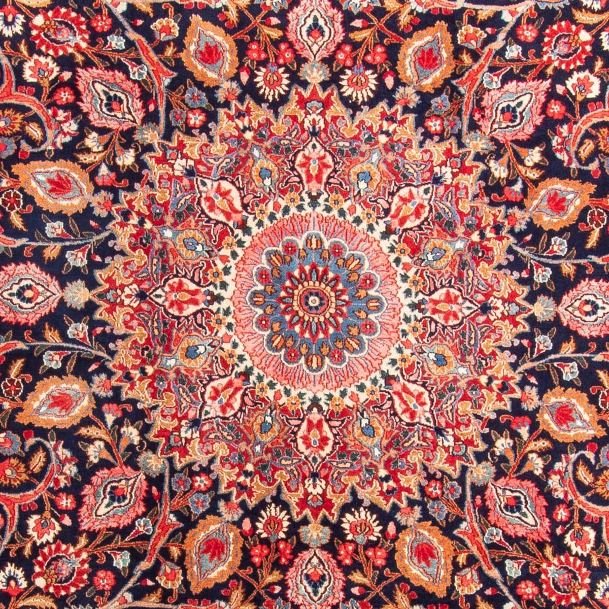 Persisk tæppe - Classic - 303 x 200 cm - mørkeblå