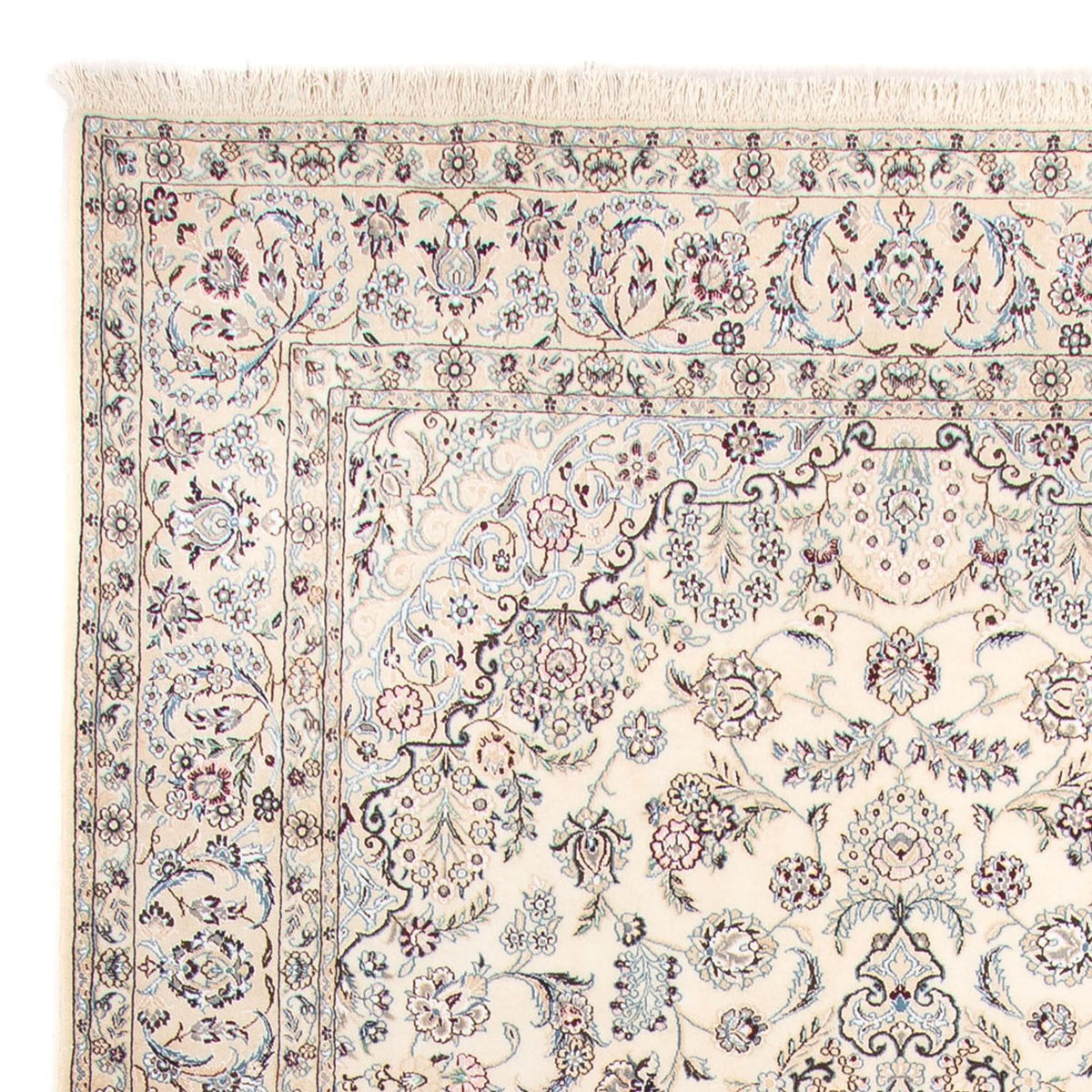 Persisk tæppe - Nain - Premium - 307 x 205 cm - beige