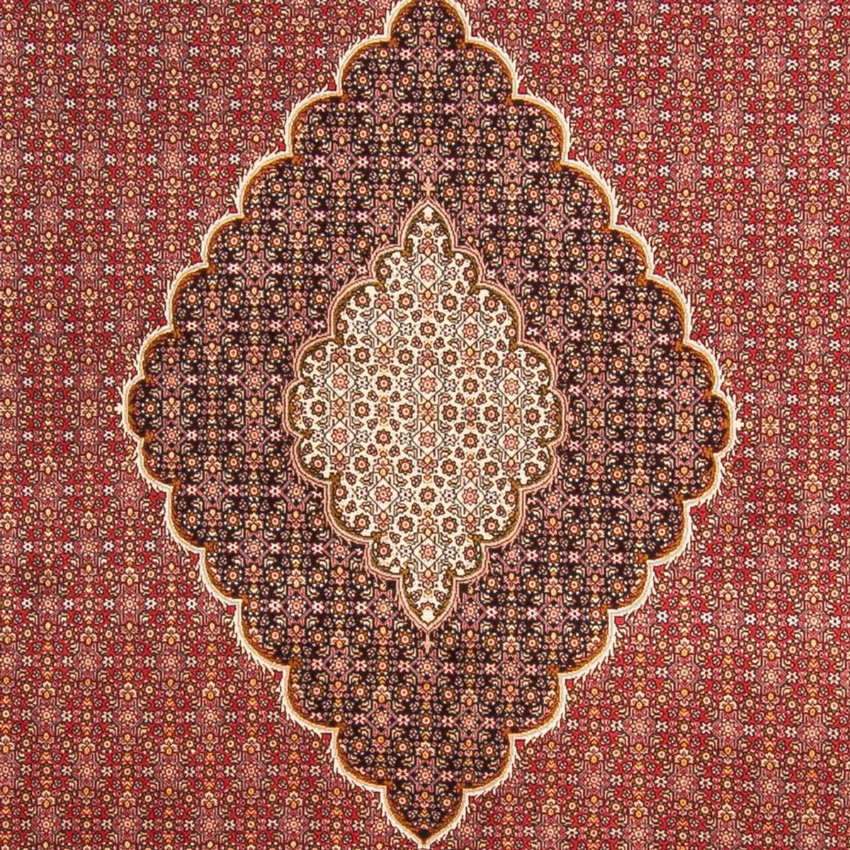 Persisk tæppe - Tabriz - Royal - 300 x 200 cm - rød