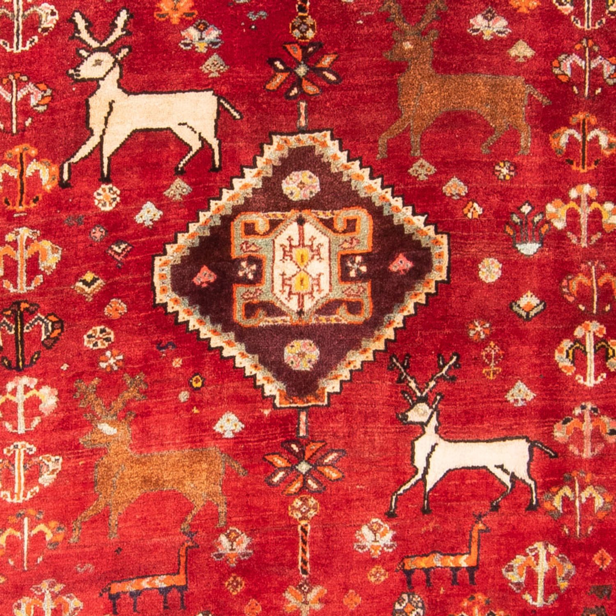 Persisk tæppe - Nomadisk - 174 x 115 cm - rød