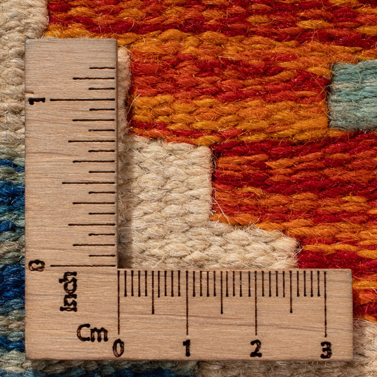 Kelim Carpet - Splash - 91 x 62 cm - flerfarvet