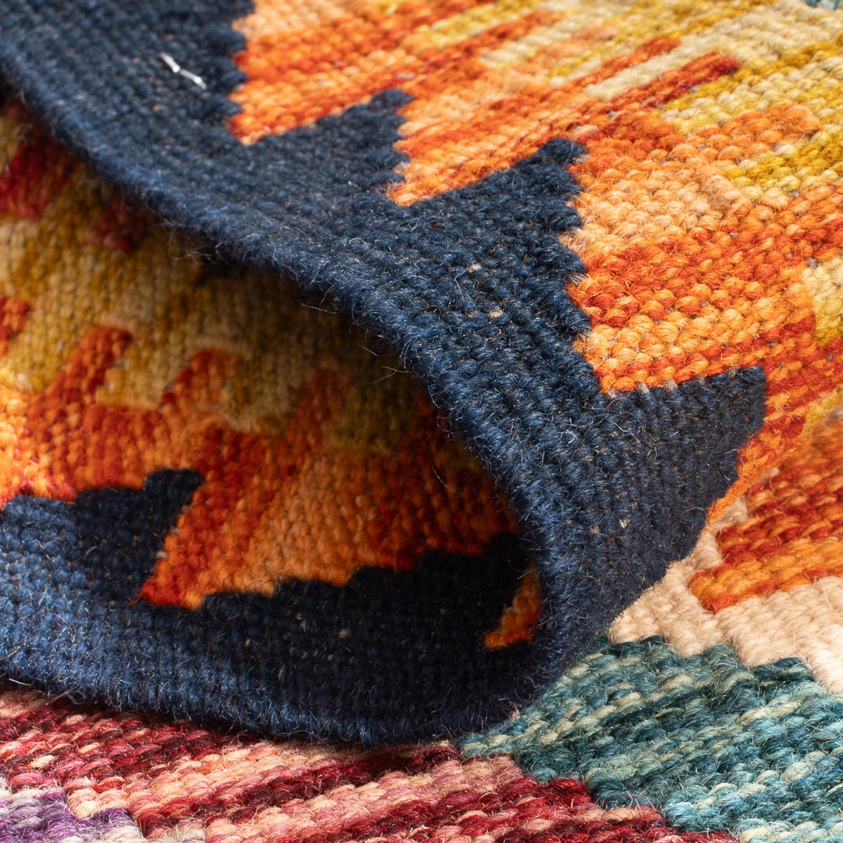 Kelim Carpet - Splash - 85 x 62 cm - flerfarvet