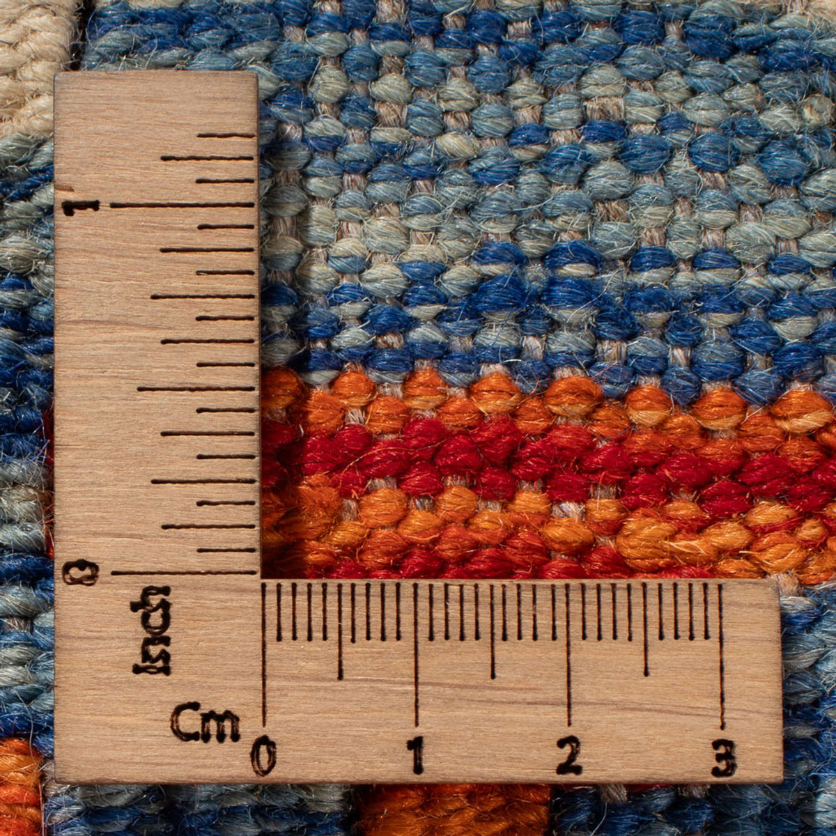 Kelim Carpet - Splash - 93 x 65 cm - flerfarvet