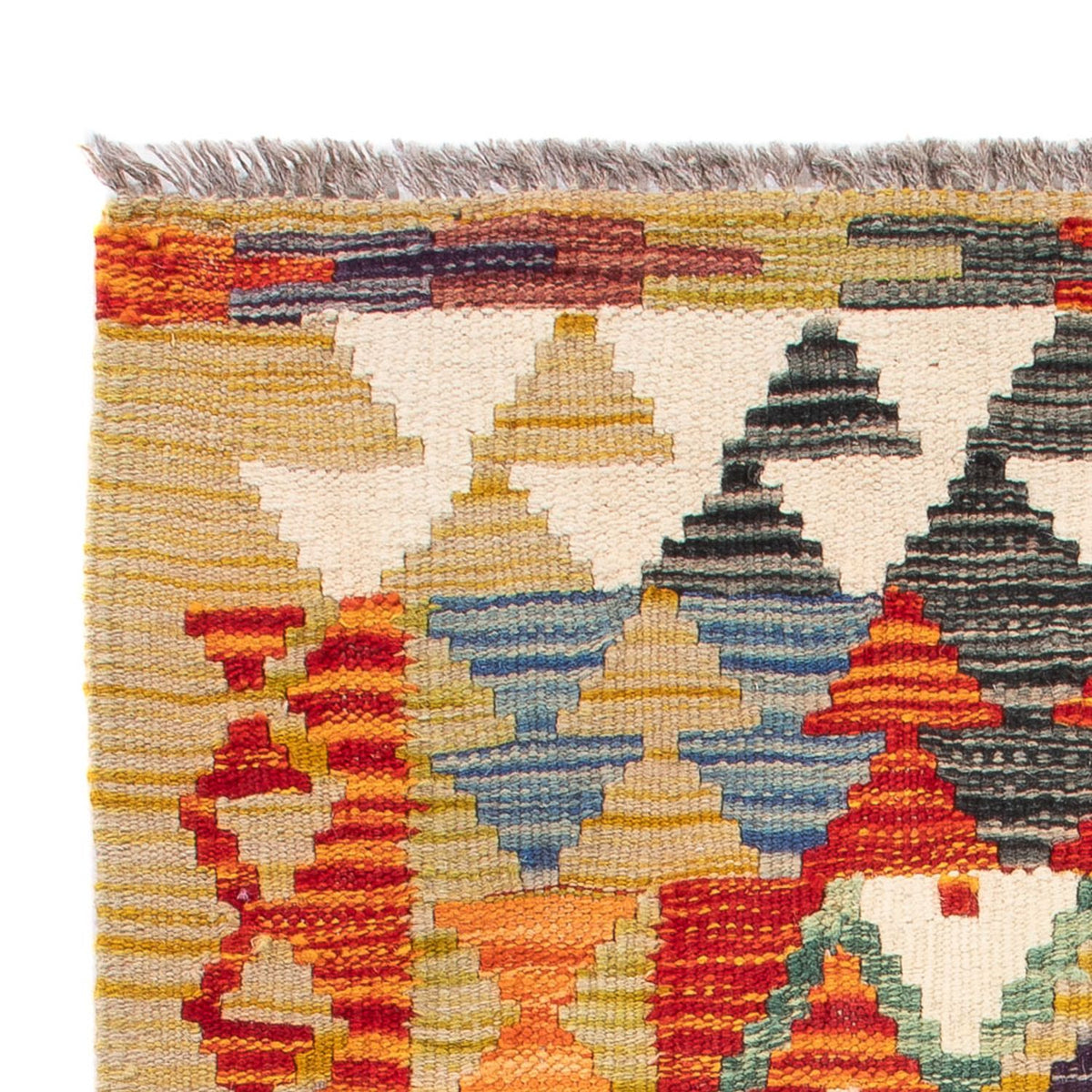 Kelim Carpet - Splash - 87 x 60 cm - flerfarvet