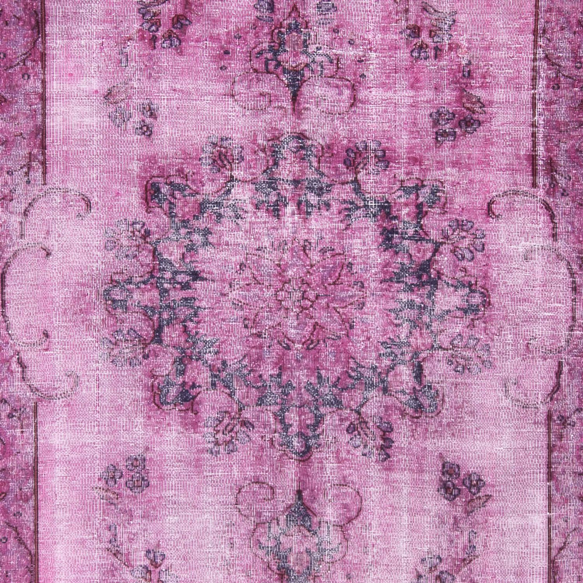Vintage tæppe - 268 x 183 cm - lilla