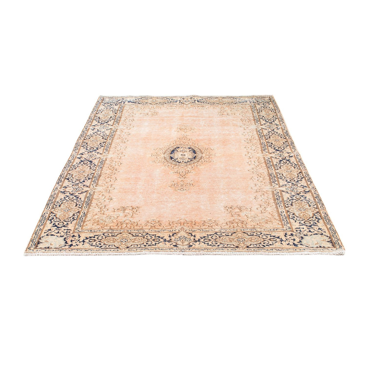 Vintage tæppe - 212 x 122 cm - pink