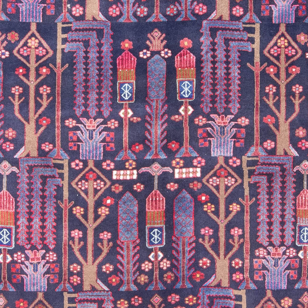 Persisk tæppe - Nomadisk - 230 x 160 cm - lilla