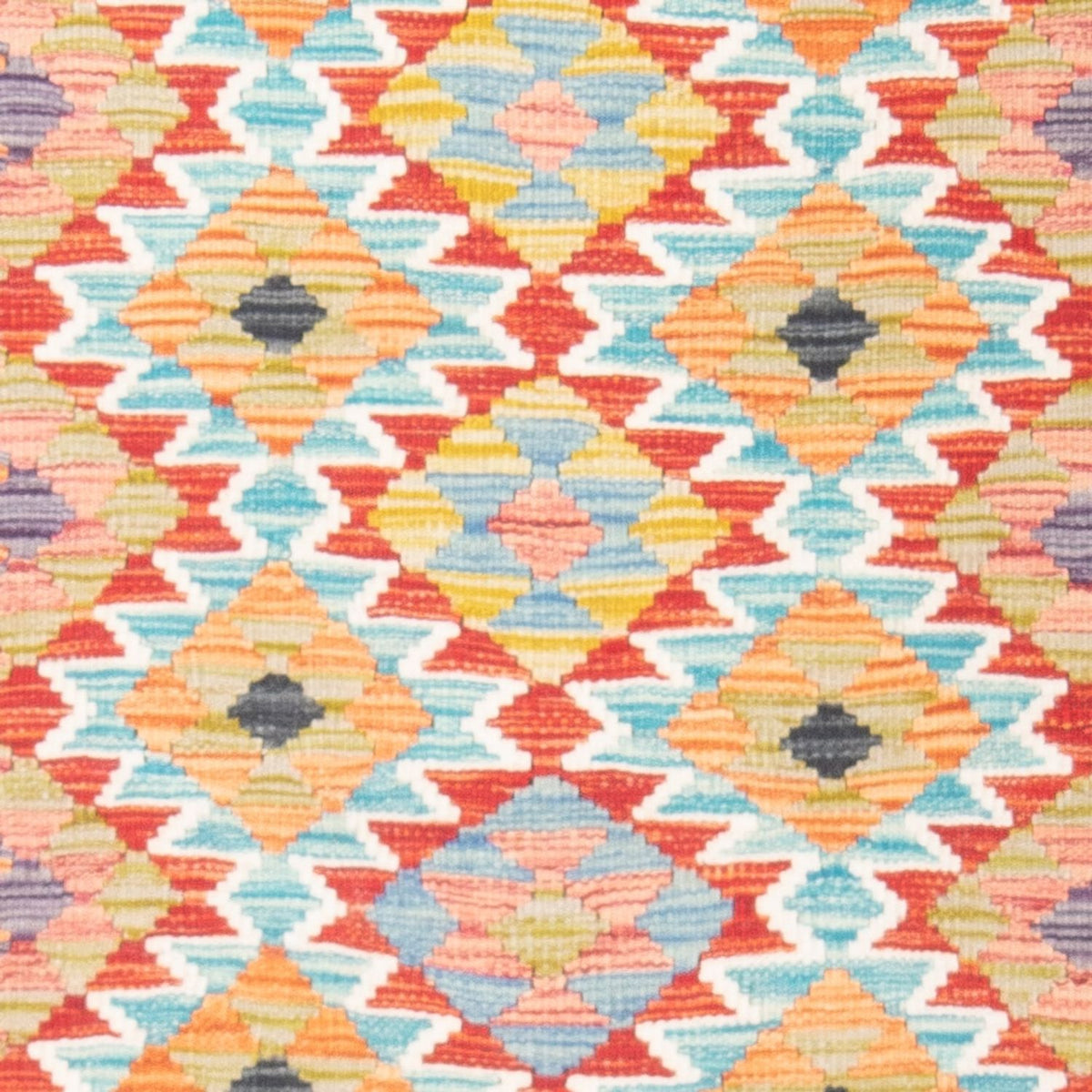 Kelim Carpet - Splash - 156 x 105 cm - flerfarvet