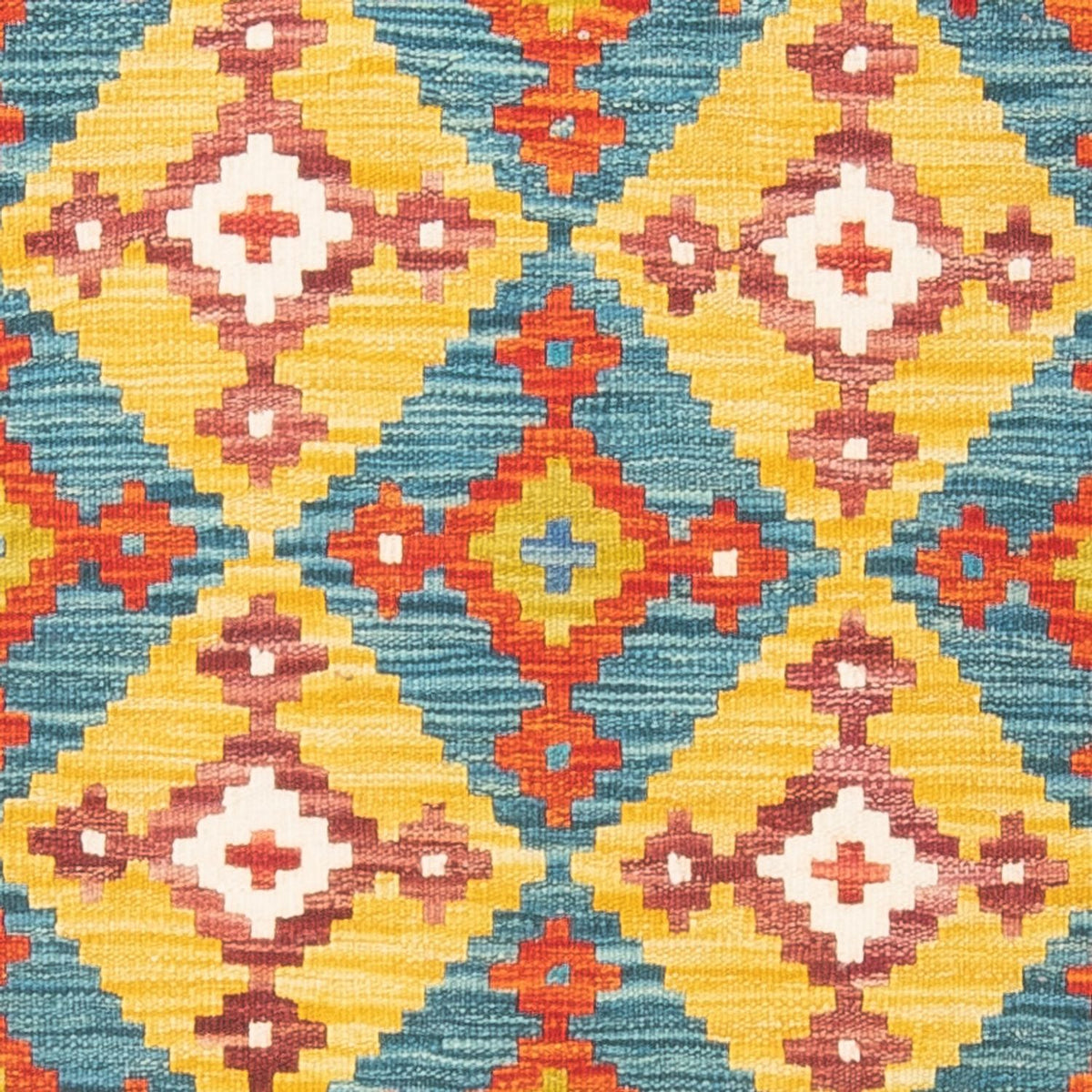 Kelim Carpet - Splash - 143 x 104 cm - flerfarvet
