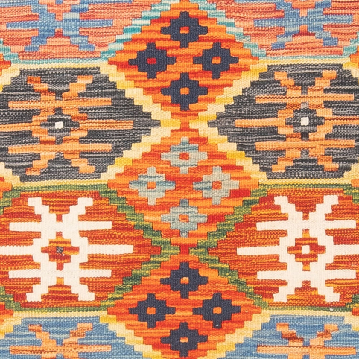 Kelim Carpet - Splash - 150 x 99 cm - flerfarvet