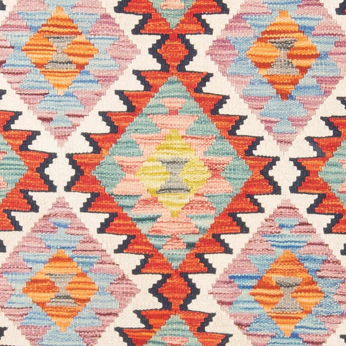 Kelim Carpet - Splash - 150 x 101 cm - flerfarvet