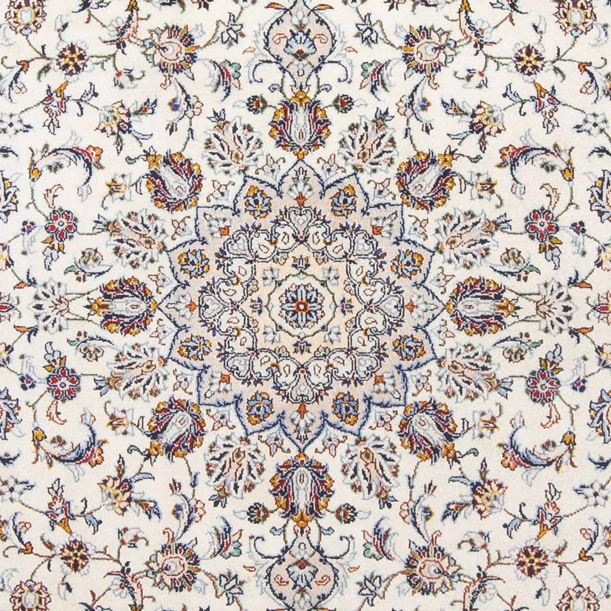 Persisk tæppe - Keshan - 307 x 200 cm - creme