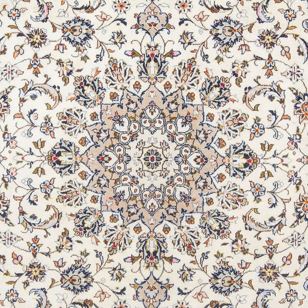 Persisk tæppe - Keshan - 308 x 205 cm - creme