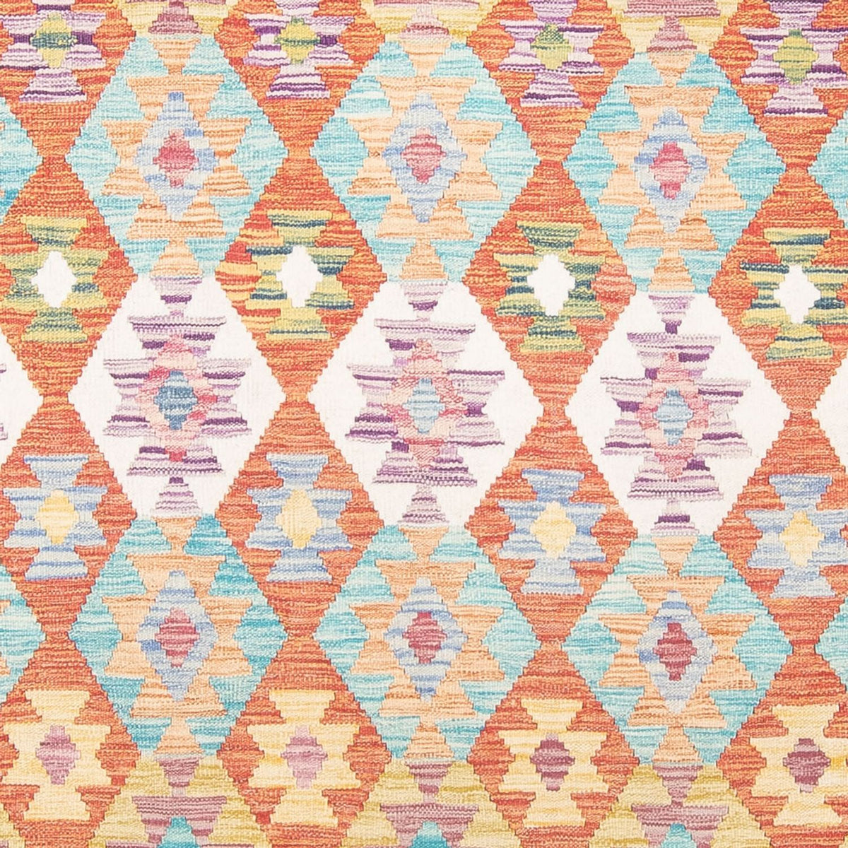 Kelim Carpet - Splash - 298 x 199 cm - flerfarvet