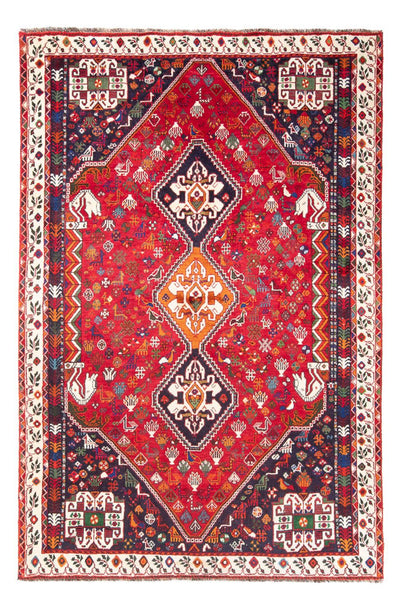 Qashqai Tæppe 169x261cm - Persisk tæppe - rød