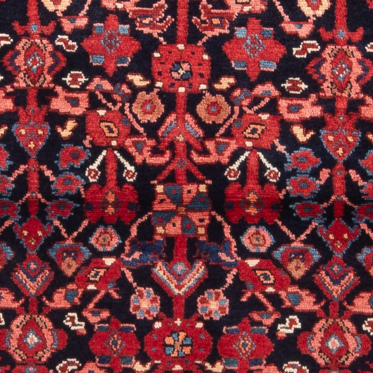 Persisk tæppe - Nomadisk - 144 x 114 cm - mørkeblå